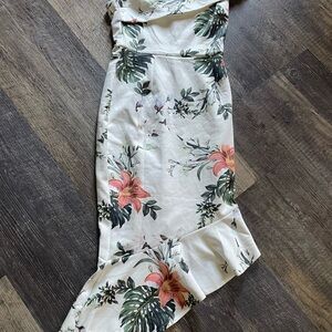 Floral Off-Shoulder Dress